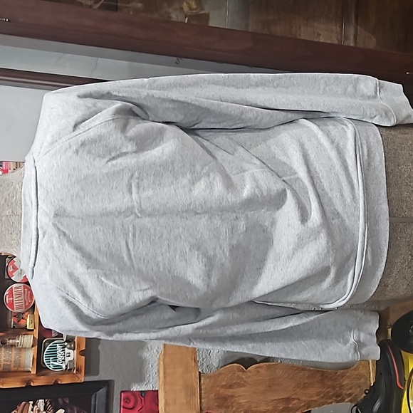 Lego Sweatshirt M gray mini figures pattern EUC - Picture 6 of 8